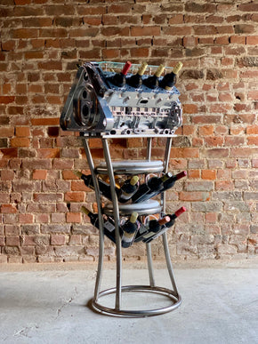 Engine block wine holder sale